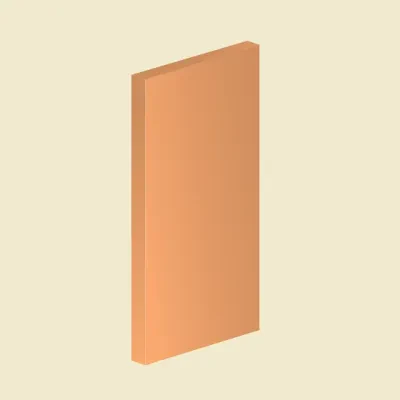Rectangular facing